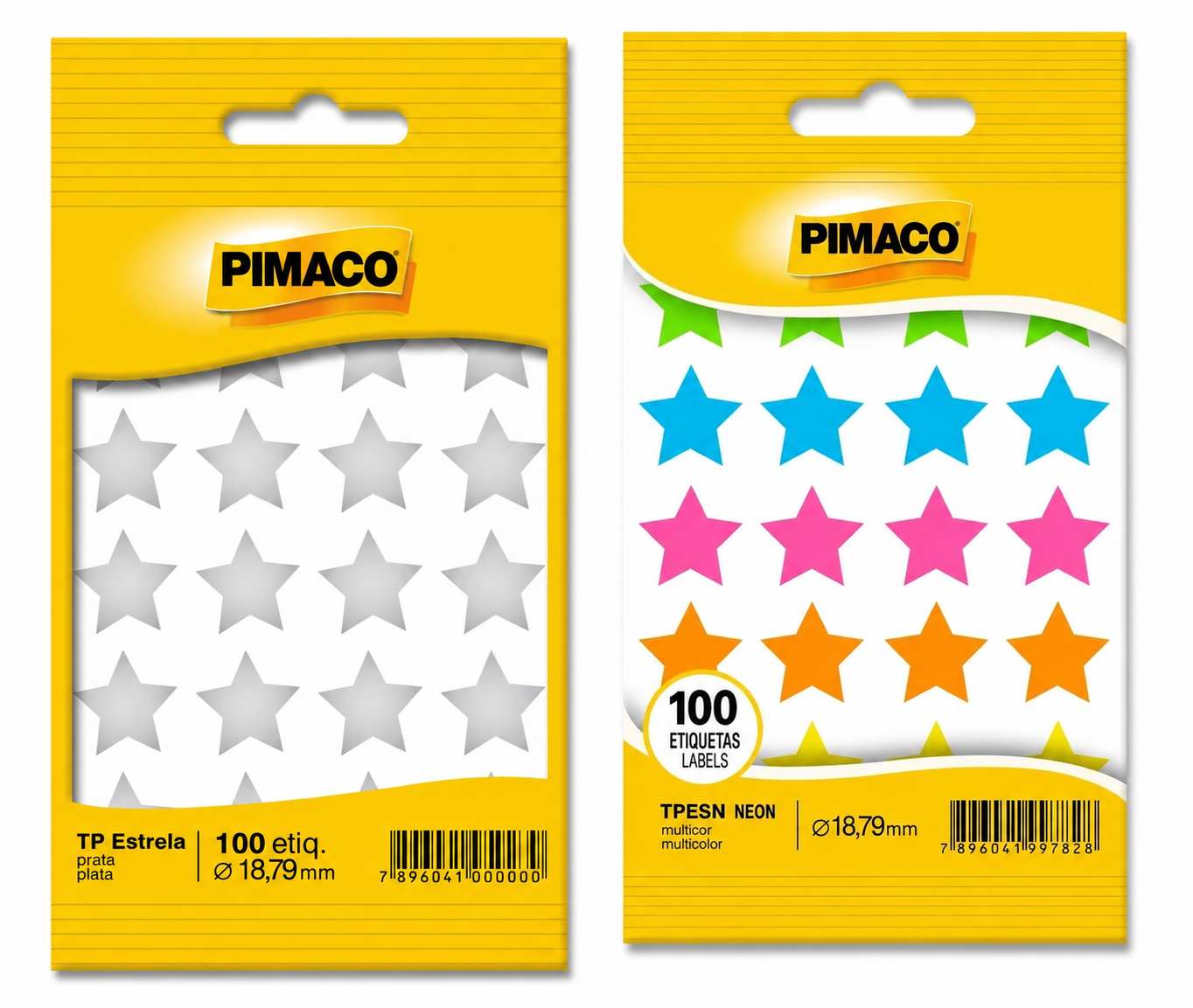 ETIQUETA ESTRELA PIMACO